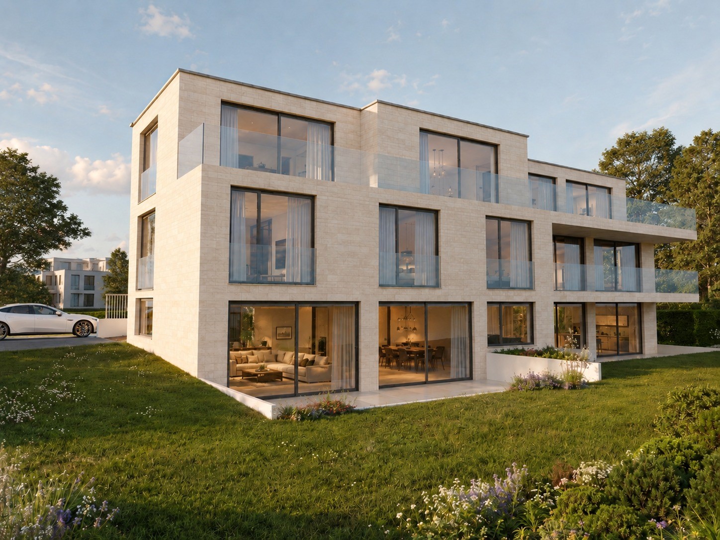 Projektankündigung «Blumenweg» in Wallisellen